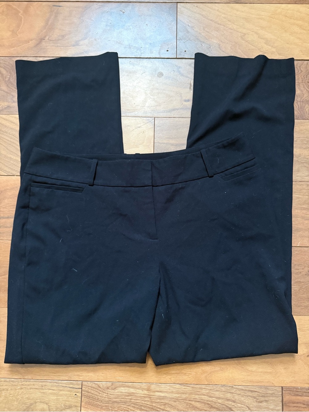 The Limited Black Tailored Straight-Leg Trousers